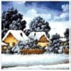 Зимушка в деревне (триптих) 35-5550-НЗТ (2016) без сетки Зимушка в деревне (триптих) 35-5550-НЗТ (2016) без сетки
