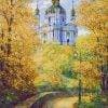 Вид на Андреевскую церковь 38-3082-В (2011) схема